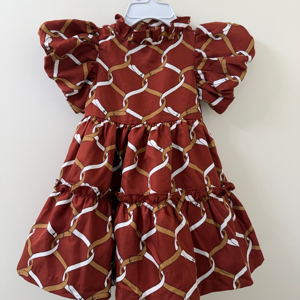 Red and White Holiday Dress
